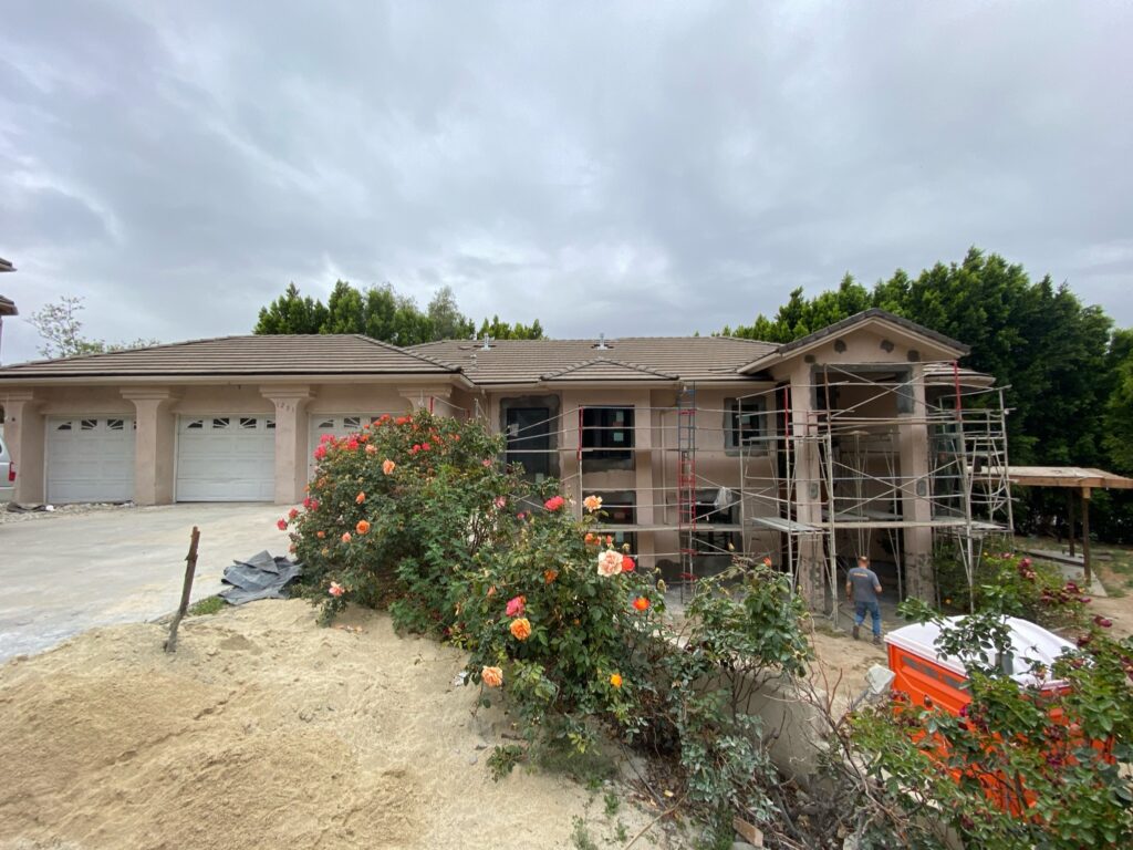 Tile roof before replacement with presidential shingles in Beverly Hills CA